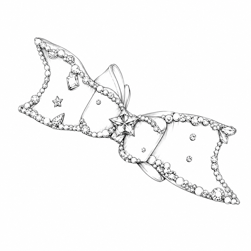 Azure Woodland Butterfly Hair & Hat Clip image 2