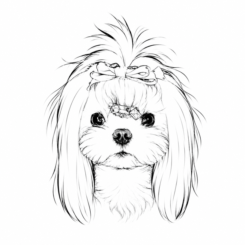 Pastel Star Grooming Clip image 1