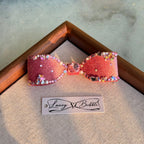 Aurora Crystal Couture Bow Snap Clip