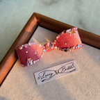 Aurora Crystal Couture Bow Snap Clip