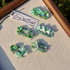 Summer Green Collection Crystal Grooming Clip