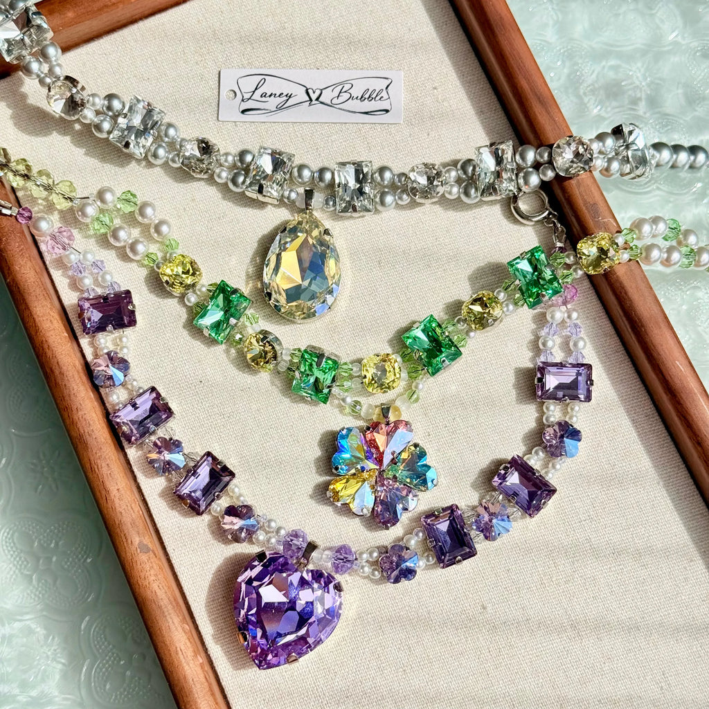 Morning Dew Crystal Necklace