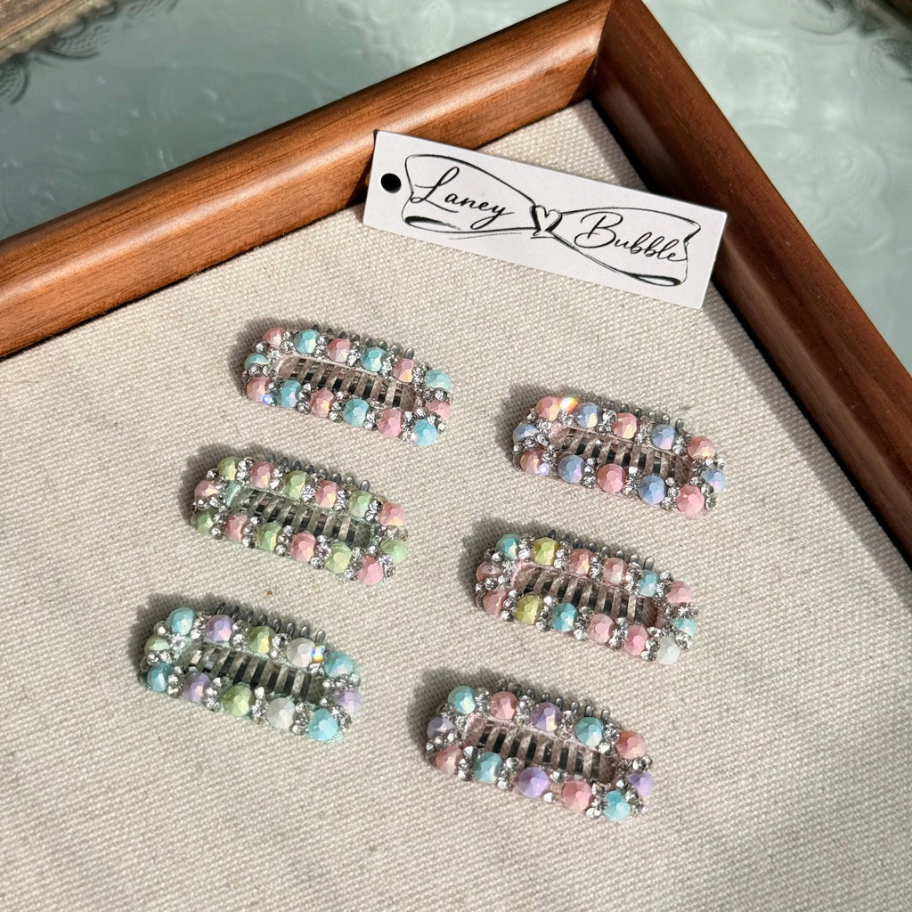 Pastel Candy Grooming Snap Clip