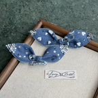 Denim Bunny-Ear Snap Clip image 3