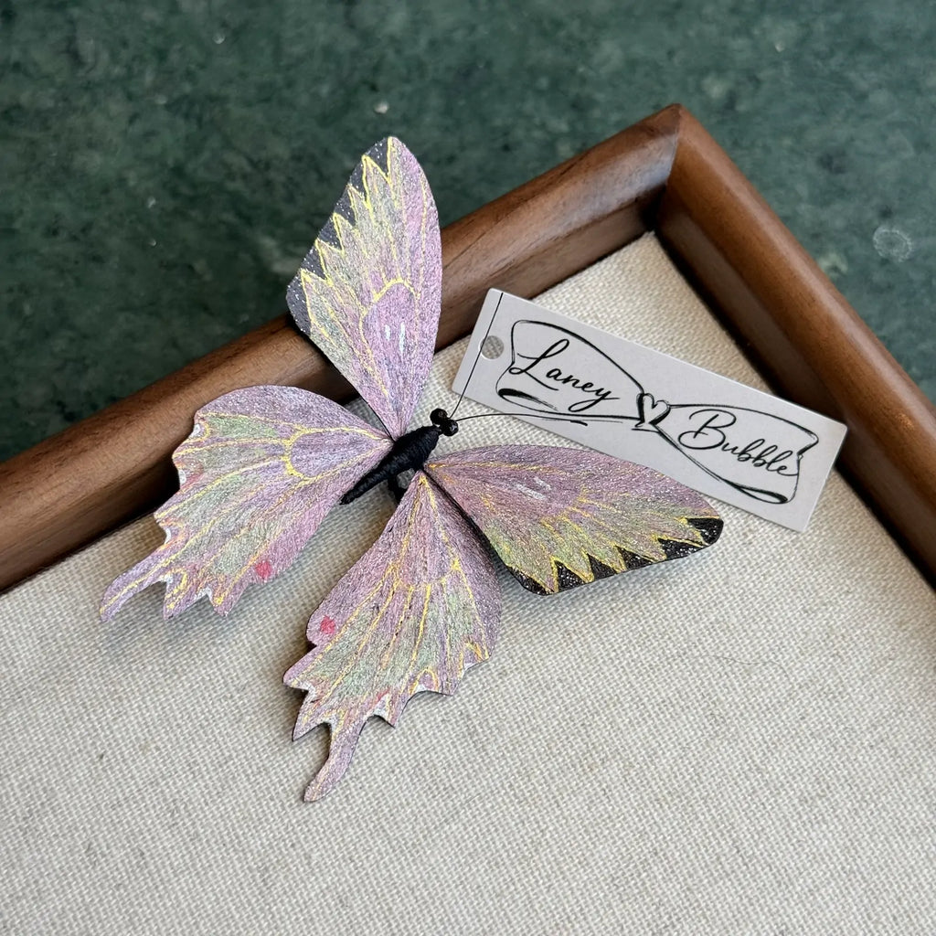Azure Woodland Butterfly Hair & Hat Clip image 5