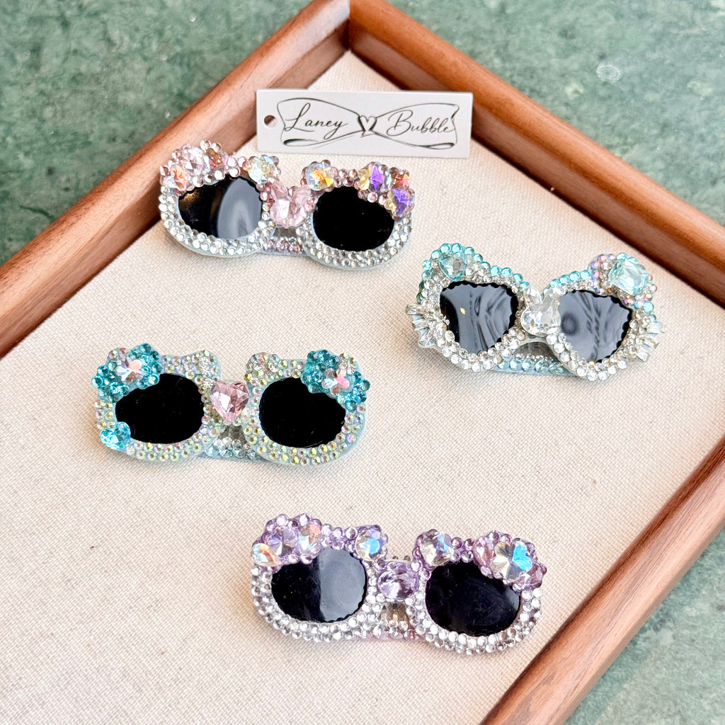 Crystal Rhinestone Sunglasses Clip