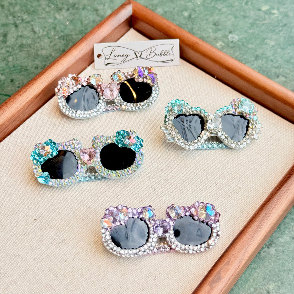 Crystal Rhinestone Sunglasses Clip
