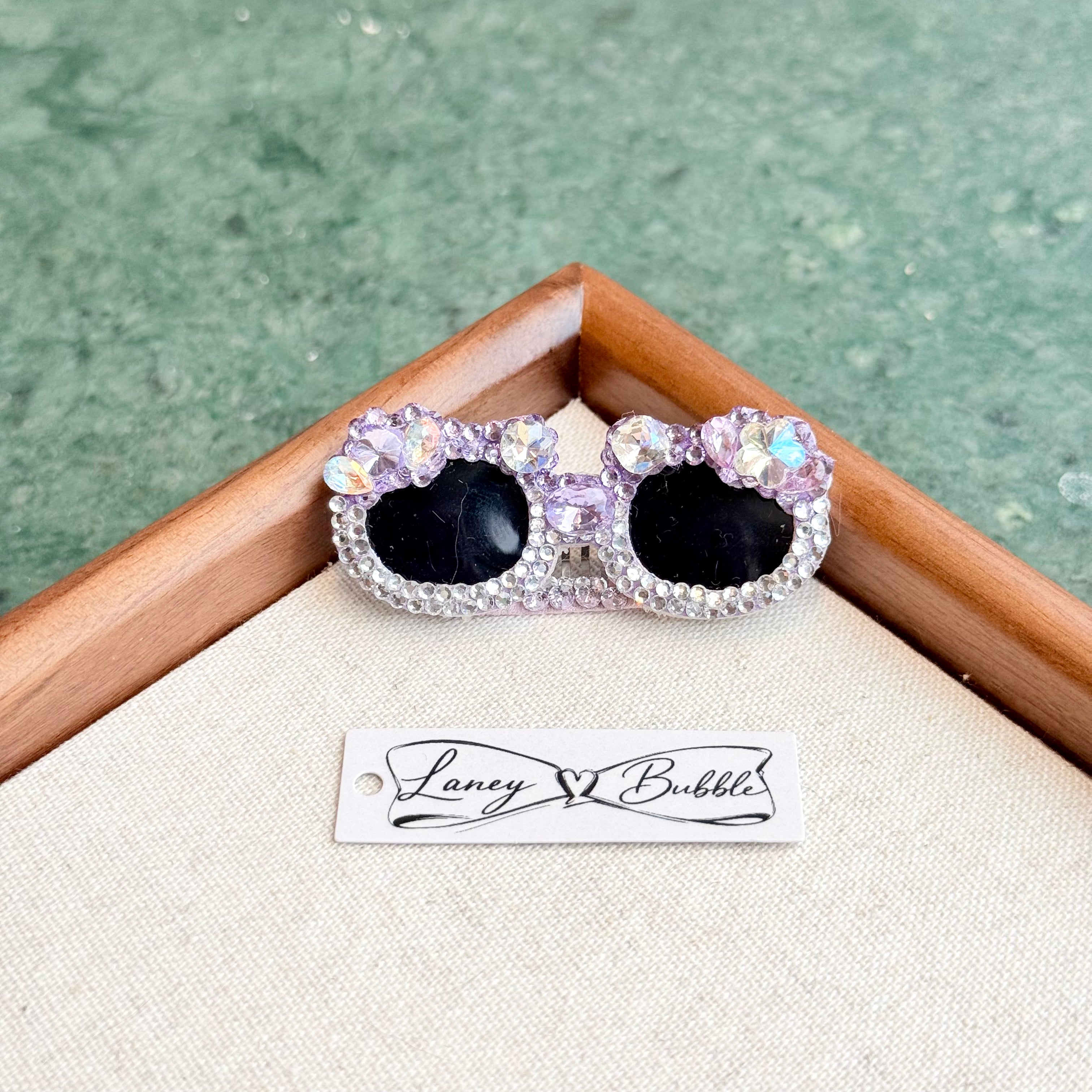 Crystal Rhinestone Sunglasses Clip