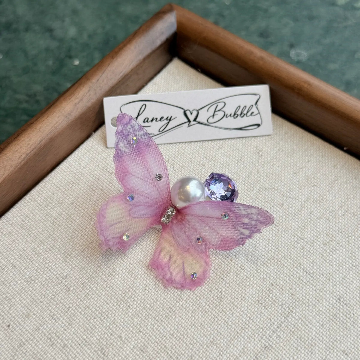 Mini butterfly ball clips image 2