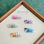 Rainbow Bow Grooming Clip