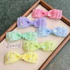 Candy Organza Bow Snap Clip image 3