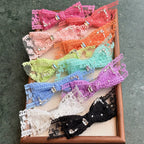 Rhinestone Lace Bow Snap Clip image 5