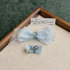 Resort Floral Bow Snap Clip image 5