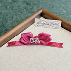 Jewelled Ribbon Bow Snap Clip image 7
