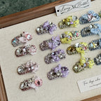 Classic Crystal Bow Grooming Snap Clip image 4