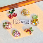 Summer Fruit Sparkle Clip