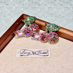 Aurora Cherry Crystal Snap Clip