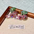 Aurora Cherry Crystal Snap Clip