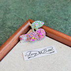 Aurora Cherry Crystal Snap Clip