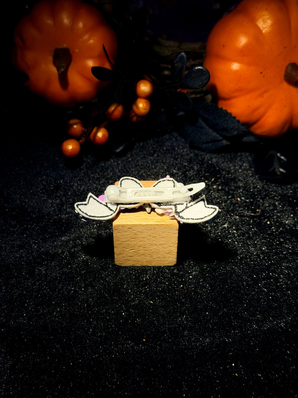 Little Witch Halloween Crystal Dog Clip