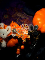 Halloween Plush Bunny Bow Clip