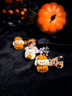 Pumpkins & Spells Crystal Dog Clip