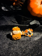 Pumpkins & Spells Crystal Dog Clip